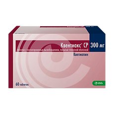 Купить Квентиакс СР таблетки с пролонг высвобождением покрыт.плен.об. 300 мг 60 шт цена