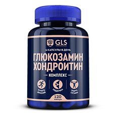 Купить Глюкозамин Хондроитин комплекс GLS капсулы по 400 мг 120 шт цена