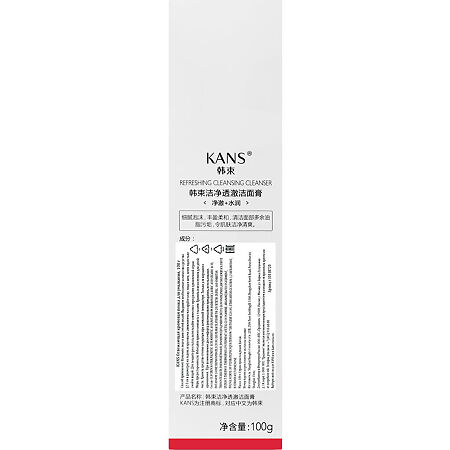 KANS Пенка кремовая для умывания освежающая 100 г 1 шт