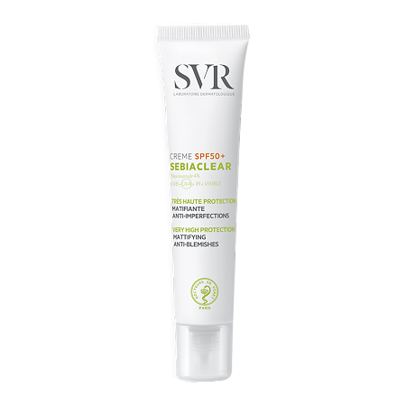 SVR Себиаклир/Sebiaclear Крем для проблемной кожи лица SPF50+ 40 мл 1 шт