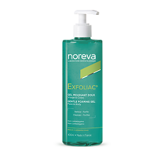 Купить Noreva Exfoliac Мягкий очищающий гель для лица и тела 400 мл 1 шт цена
