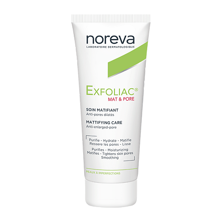 Изображение товара Noreva Exfoliac крем матирующий и поросуживающий тюбик 30 мл 1 шт