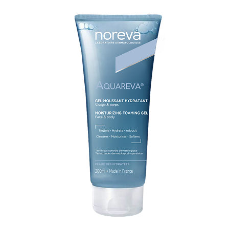 Noreva Aquareva Очищающий увлажняющий гель для лица и тела тюбик 200 мл 1 шт