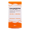 Бацидерм порошок для наружного применения 250 ме/г+5000 ме/г 10 г 1 шт