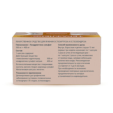 Терафлекс капсулы 500 мг+400 мг 60 шт