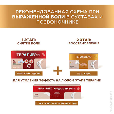 Терафлекс капсулы 500 мг+400 мг 60 шт