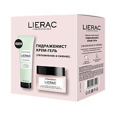 Купить Lierac Подарочный набор Hydragenist Гель-крем придающий сияние 50 мл+Отшелушивающая маска 75 мл 1 уп цена