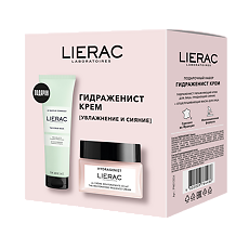 Купить Lierac Подарочный набор Hydragenist Крем придающий сияние 50 мл+Отшелушивающая маска 75 мл 1 уп цена