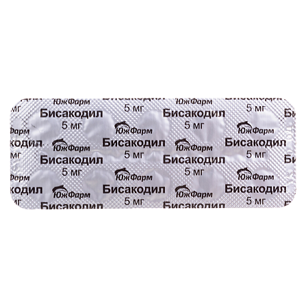 Бисакодил таблетки кишечнорастворимые покрыт.плен.об. 5 мг 30 шт