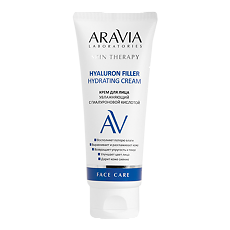Купить Aravia Laboratories Крем для лица увлажняющий с гиалуроновой кислотой Hyaluron Filler Hydrating Cream 50 мл 1 шт цена