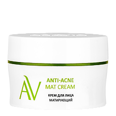 Купить Aravia Laboratories Крем для лица матирующий Anti-Acne Mat Cream 50 мл 1 шт цена