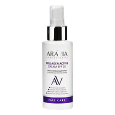 Купить Aravia Laboratories Омолаживающий крем с нативным коллагеном Collagen Active Cream SPF20 100 мл 1 шт цена