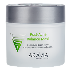 Купить Aravia Laboratories Рассасывающая маска для лица с поросуживающим эффектом для жирной и проблемной кожи Post-Acne Balance Mask 300 мл 1 шт цена