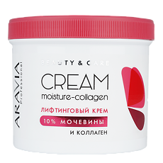 Купить Aravia Laboratories Лифтинговый крем с коллагеном и мочевиной 10% Moisture Collagen Cream 550 мл 1 шт цена