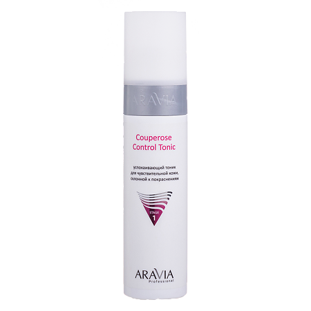 Изображение товара Aravia Laboratories Успокаивающий тоник для чувствительной кожи склонной к покраснениям Couperose Control Tonic 250 мл 1 шт