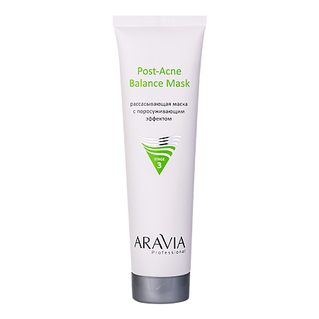 Aravia Laboratories Рассасывающая маска для лица с поросуживающим эффектом для жирной и проблемной кожи Post-Acne Balance Mask 100 мл 1 шт