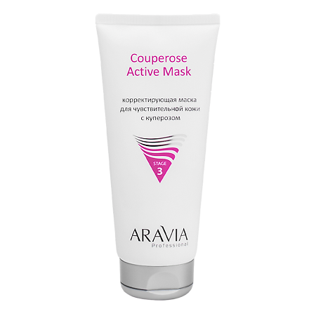 Aravia Laboratories Корректирующая маска для чувствительной кожи с куперозом Couperose Active Mask 200 мл 1 шт