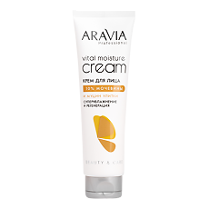 Купить Aravia Laboratories Крем для лица суперувлажнение и регенерация c мочевиной 10% и муцином улитки Vital Moisture Сream 150 мл 1 шт цена
