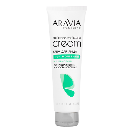Изображение товара Aravia Laboratories Крем для лица суперувлажнение и восстановление с мочевиной 10% и пребиотиками Balance Moisture Cream 150 мл 1 шт