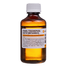 Изображение товара Альфа-Токоферола ацетат (витамин Е) раствор для приема внутрь 100 мг/мл 50 мл 1 шт