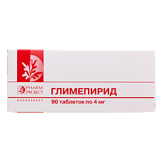 Купить Глимепирид таблетки 4 мг 90 шт цена