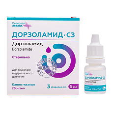 Купить Дорзоламид-СЗ капли глазные 20 мг/мл 5 мл фл-кап 3 шт цена