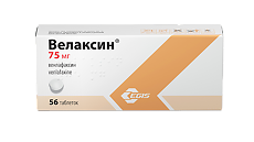 Купить Велаксин таблетки 75 мг 56 шт цена