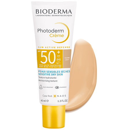 Bioderma Photoderm Солнцезащитный тональный крем светлый оттенок SPF50+ 40 мл 1 шт