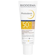 Купить Bioderma Photoderm M Солнцезащитный крем-гель светлый оттенок SPF50+ 40 мл 1 шт цена