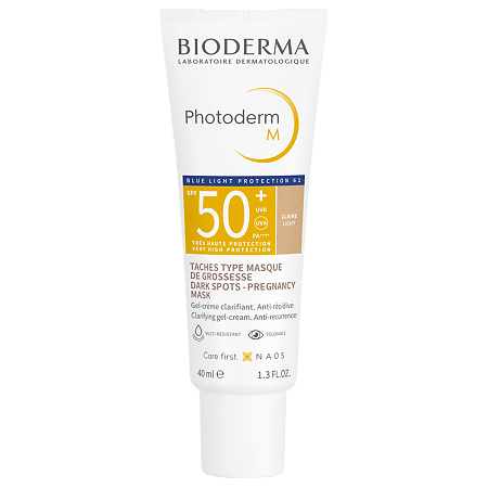 Изображение товара Bioderma Photoderm M Солнцезащитный крем-гель светлый оттенок SPF50+ 40 мл 1 шт