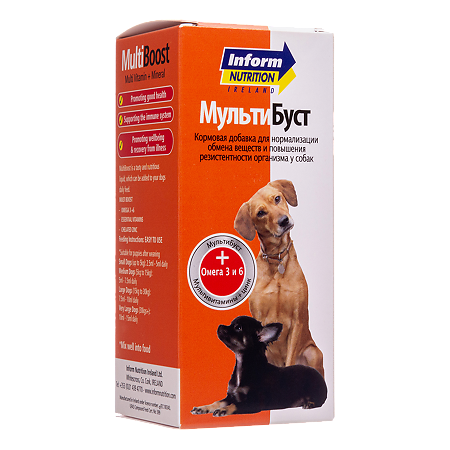 Мульти Буст кормовая добавка фл. 150 мл (вет)