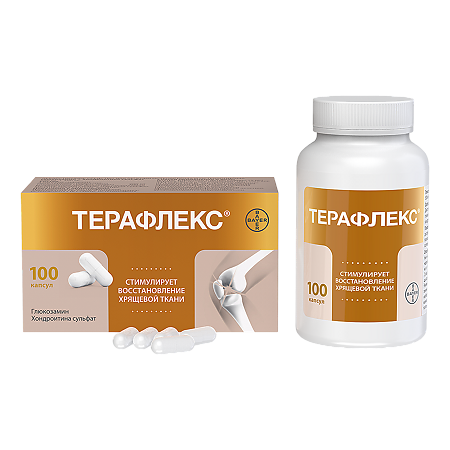 Терафлекс капсулы 500 мг+400 мг 100 шт
