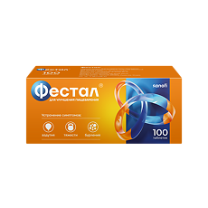 Купить Фестал таблетки кишечнорастворимые покрыт.об. 100 шт цена