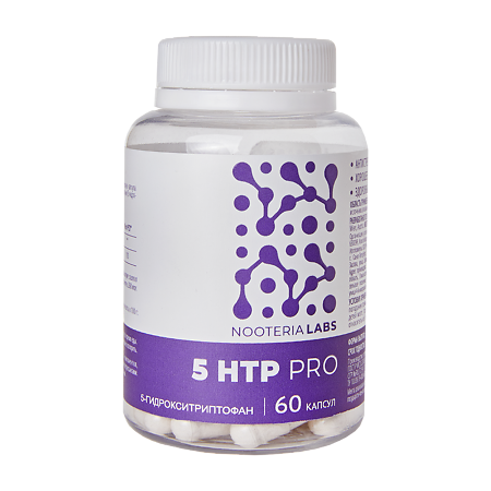 Nooteria Labs 5-HTP Гидрокситриптофан Pro капсулы массой 260 мг 60 шт