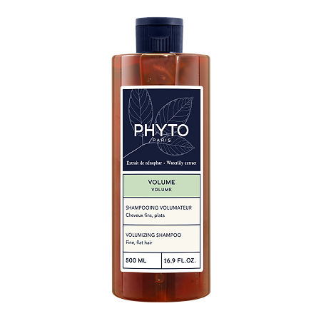 Изображение товара Phyto Volume Шампунь для придания объема 500 мл без сульфатов силиконов водная лилия