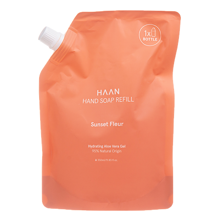 Жидкое мыло для рук HAAN с пребиотиками и Алоэ Вера Таинственный закат м/уп 350 мл 1 шт