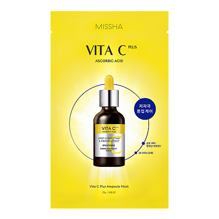 MISSHA Vita C Маска для лица с витамином С Коррекция пигментации 27 г 1 шт