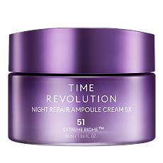Изображение товара MISSHA Time Revolution Night Repair Ampoule Cream 5X Антивозрастной крем для лифтинга и сияния лица 50 мл 1 шт