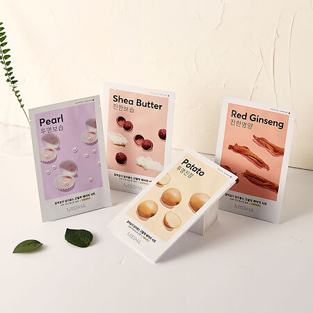 MISSHA Airy Fit Маска для лица смягчающая с экстрактом картофеля для тусклой кожи 19 г 1 шт