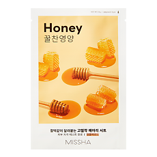 Купить MISSHA Airy Fit Маска для лица питательная с экстрактом меда для огрубевшей сухой кожи 19 г 1 шт цена