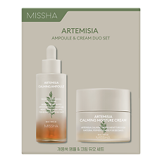 Купить MISSHA Набор Artemisia Calming Крем для чувствительной кожи 50 мл+Сыворотка для чувствительной кожи 50 мл 1 уп цена