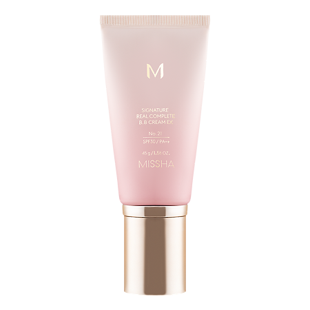 Изображение товара MISSHA М Signature Real Complete BB Cream EX Тональный BB крем SPF30/PA Шелковистое сияющее покрытие тон 21 45 г 1 шт
