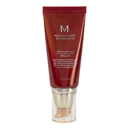 Изображение товара MISSHA М Perfect Cover BB Cream EX Тональный BB крем Идеальное покрытие SPF42/PA тон 25 50 мл 1 шт