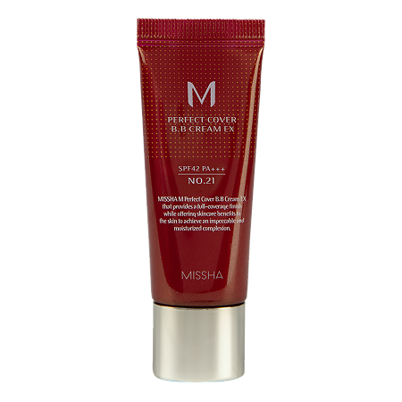 Изображение товара MISSHA М Perfect Cover BB Cream EX Тональный BB крем Идеальное покрытие SPF42/PA тон 21 20 мл 1 шт