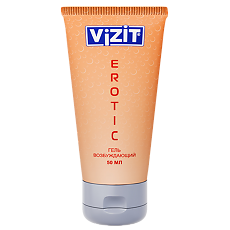 Купить Гель для удовольствия VIZIT Erotic возбуждающий 50 мл 1 шт цена
