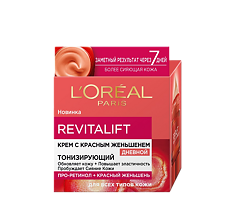 Купить Loreal Paris Revitalift Дневной крем для лица с красным женьшенем 1 шт 50 мл цена