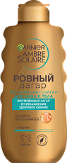 Купить Garnier Ambre Solaire Молочко-автозагар для тела увлажняющее с маслом абрикосовой косточки 1 шт 200 мл цена