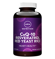 Купить MRM Ресвератрол Красный Дрожжевой Рис / CoQ-10 Resveratrol Red Yeast Rice капсулы массой 2000 мг 60 шт цена