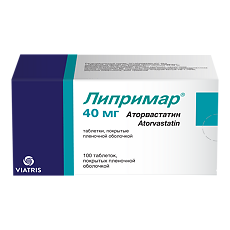 Изображение товара Липримар таблетки покрыт.плен.об. 40 мг 100 шт