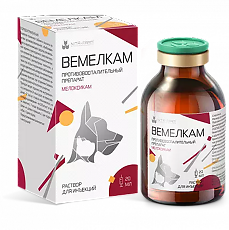 Купить Вемелкам раствор для инъекций фл 20 мл ВЕТЕРИНАРНЫЙ 1 шт цена